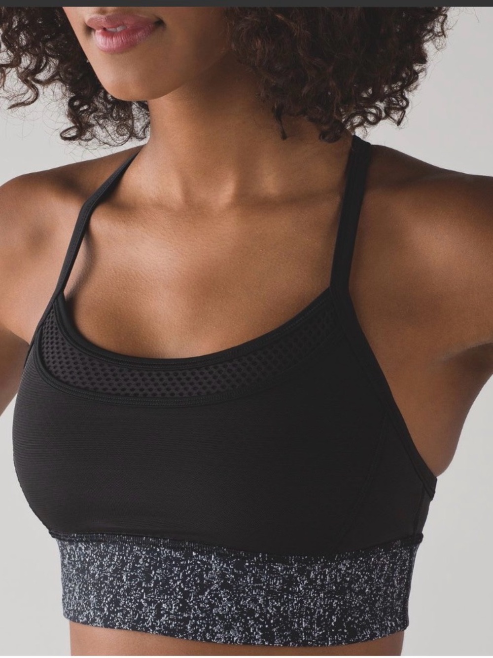 Lululemon Fit Physique Bra Size 10 Black and White Women’s